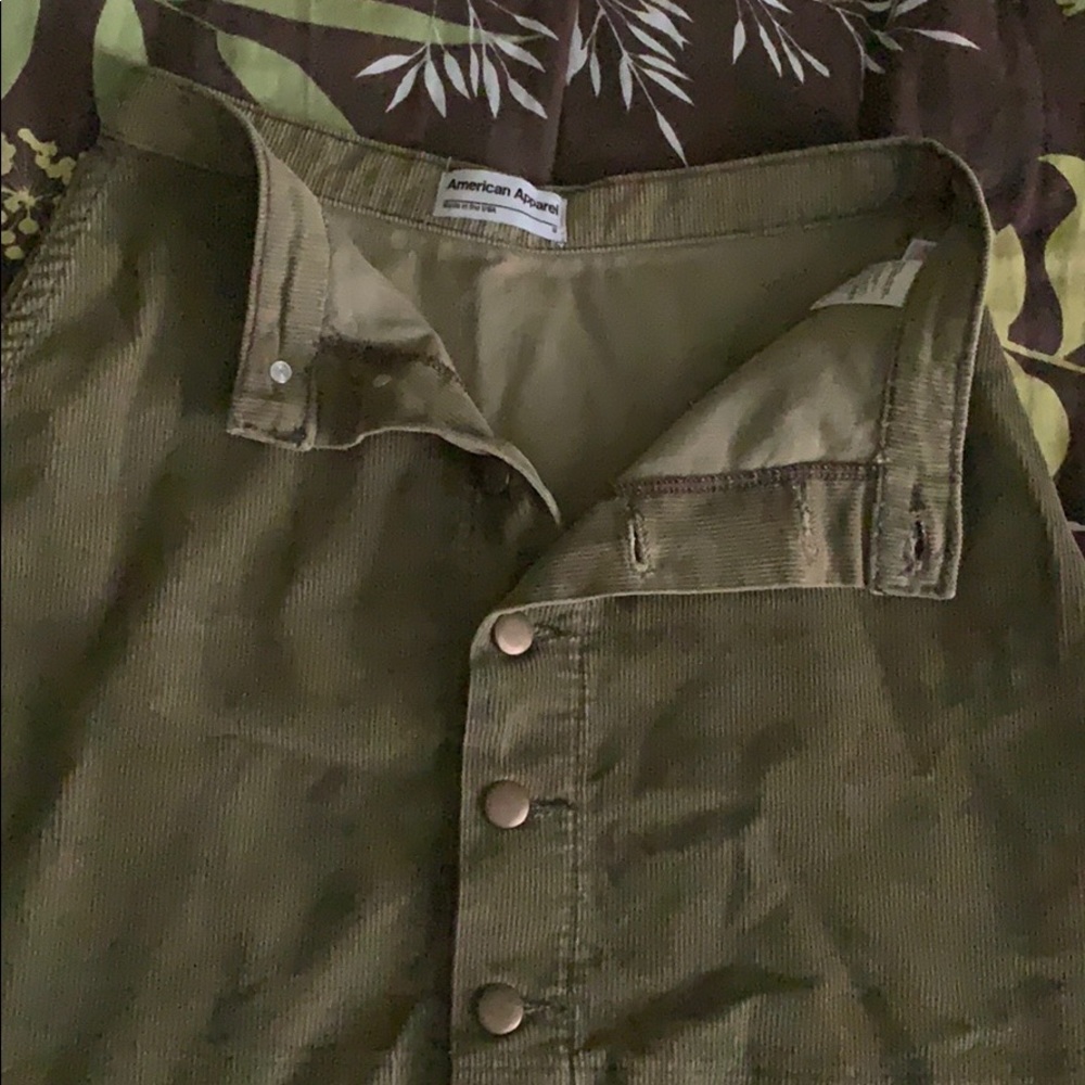 🥝 American Apparel Button Skirt - Picture 5 of 10
